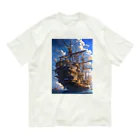 AQUAMETAVERSEの海賊船　なでしこ1478 Organic Cotton T-Shirt