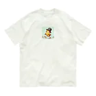 「動物ミリ屋」のピヨピヨ歩きましょ Organic Cotton T-Shirt