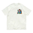 BURABOの魅力的な美少女がNISAで投資 オーガニックコットンTシャツ