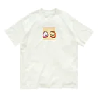 kawaii和食のおにぎりVS食パンの戦い Organic Cotton T-Shirt