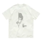 Bo tree teeのWatch (gray) オーガニックコットンTシャツ