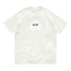 AY-28の日付グッズ　11/27 バージョン オーガニックコットンTシャツ