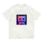 NeonSparkのネオンキャット オーガニックコットンTシャツ