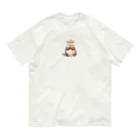 Cute Animalsのおねだりカワウソ Organic Cotton T-Shirt