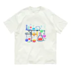 パキュラSHOPのカラフルなサイエンス Organic Cotton T-Shirt