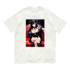 AI美女グラビアアートの異世界ラウンジ〜ヘレン・アイナ2〜 オーガニックコットンTシャツ