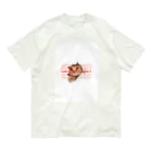 Holidayの猫 オーガニックコットンTシャツ