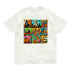 momonekokoのアメコミ風ハロウィン Organic Cotton T-Shirt