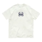 【A-little-stranges_】ちょっと変わった生き物たちの【The Crystal Crab】クリスタルクラブ Organic Cotton T-Shirt