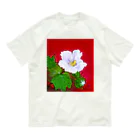 時の彩りの酔芙蓉 オーガニックコットンTシャツ