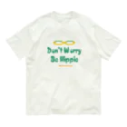 mixethnicjamamaneseのオリジナルロゴシリーズ　don't worry be hippie オーガニックコットンTシャツ