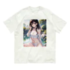 yumi889kiteの夏日の風物詩 オーガニックコットンTシャツ