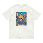 Kazuya Satoの昭和テイストカラフルPOPガーリー Organic Cotton T-Shirt