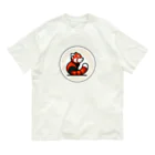 Lemon_teaの動物イラストのロゴ　レッサーパンダ Organic Cotton T-Shirt