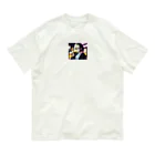 AIデザインちゃんの酒豪AIちゃん　金髪ショート Organic Cotton T-Shirt