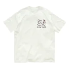 リトルスタイルズ　パパママ&子ども服の仲良し恐竜 オーガニックコットンTシャツ