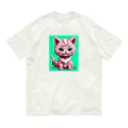 chururieraの子ねこのチュルリエラくん オーガニックコットンTシャツ