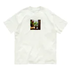 mugi_3の緑は目にいい オーガニックコットンTシャツ