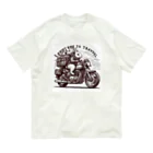 miyasaku102のバイク旅のウサギ Organic Cotton T-Shirt