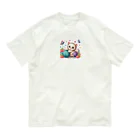 Akiraの猫 オーガニックコットンTシャツ