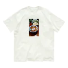 Japanstreetの激うまつけ麺 オーガニックコットンTシャツ