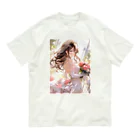 AQUAMETAVERSEのウエデｲングドレス　なでしこ1478 Organic Cotton T-Shirt