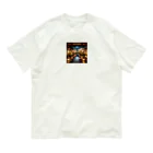 美女 アニメ 風景 おすすめの広大な日本庭園 Organic Cotton T-Shirt