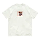 jumping坊主の侍犬 オーガニックコットンTシャツ