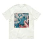 R-mayの鮮やかなマーブル Organic Cotton T-Shirt