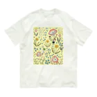 Yumi ＋ Artの🌸春のかくれんぼ🌸 オーガニックコットンTシャツ