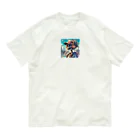 NeuroXのスカルシュガー オーガニックコットンTシャツ