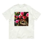 AQUAMETAVERSEの椿のドームなでしこ1478 Organic Cotton T-Shirt