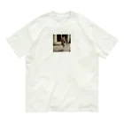 Suminekoのジャンプする猫さん Organic Cotton T-Shirt