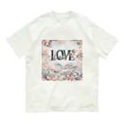 G’s shopの花love オーガニックコットンTシャツ