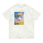 AQUAMETAVERSEの花のささやき　ラフルール　1859 Organic Cotton T-Shirt