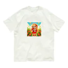 bottaの可愛い、リコピン、トマト食べてる Organic Cotton T-Shirt