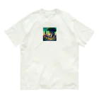 Pixel Art Goodsのアユタヤ遺跡（pixel art） オーガニックコットンTシャツ