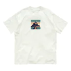 Pixel Art Goodsのモン・サン・ミシェル（pixel art） Organic Cotton T-Shirt