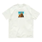 Pixel Art Goodsのサクラダファミリア（pixel art） Organic Cotton T-Shirt