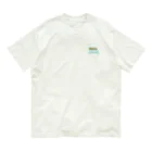 carl-carlのdela umai ロゴ丸 Organic Cotton T-Shirt