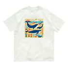 OHANA_087のアラスカの雄大な自然に暮らす人々と動物たちの調和 Organic Cotton T-Shirt