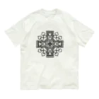 ARIGATOU-81のMANDALA •1• (B) オーガニックコットンTシャツ