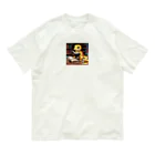 syo310の本を読むヒョウモントカゲモドキ Organic Cotton T-Shirt