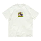 子猫カーニバルのニャンコチームの勝利 Organic Cotton T-Shirt