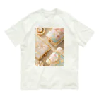 AQUAMETAVERSEの小物入れ、可愛い　なでしこ1478 オーガニックコットンTシャツ