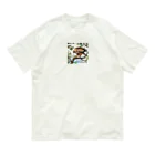 ganeshaの食べ物を探すタカ Organic Cotton T-Shirt