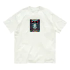 Skeletonのダイナミックなガイコツアート！ Organic Cotton T-Shirt