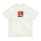 AQUAMETAVERSEの祝福の節句に舞う、紅梅の姫 Organic Cotton T-Shirt