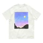 しぜんとあそんでるのの夜明けまえ散歩 オーガニックコットンTシャツ