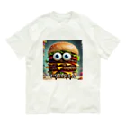 San☆Nikoのハンバーガー　トリプルくん Organic Cotton T-Shirt